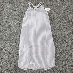 Rachel Ashwell Striped Maxi Dress Sleeveless Casual Summer Size S‎